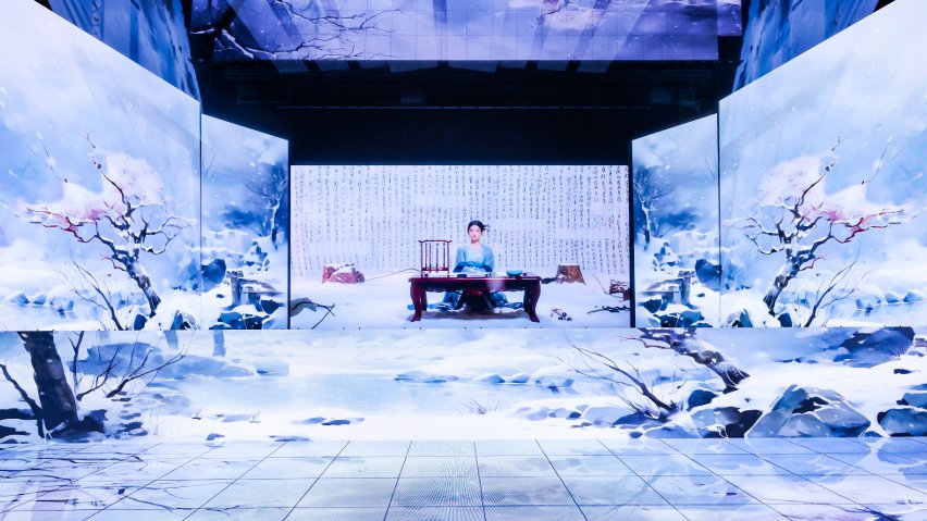 網易云音樂與小冰公司推出虛擬歌手陳水若演唱《風雪千千》。主辦方供圖