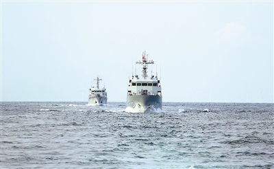 海軍某大隊(duì)開(kāi)展海上訓(xùn)練